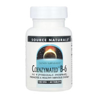 Таблетки Source Naturals Coenzymated™ Vitamin B-6 100 mg - 60 tabs 2023-10-6149
