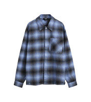 Сорочка Represent Distressed Flannel Shirt Blue MLM2164-030