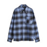Сорочка Represent Distressed Flannel Shirt Blue MLM2164-030