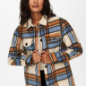 Куртка ONLDEENA-KAWI L/S CHECK SHACKET PNT 15235844-Oatmeal-Checks:Ariabian Spice/Honey Musta ONLY L 15235844-OATMEAL-CHECKS:A