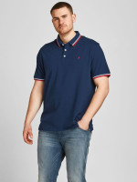 Поло JJEPAULOS POLO SS NOOS PS 12143859-Navy Blazer Jack&Jones PLUS 2XL Темно-синій 12143859-Navy Blazer