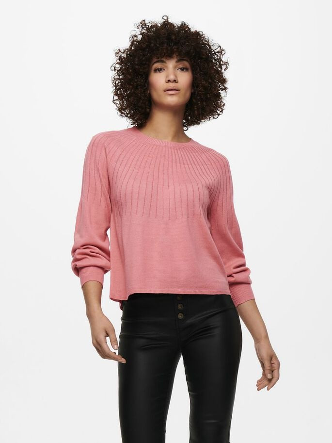 Пуловер ONLAMALIA L/S PULLOVER CC KNT 15219325 Blush ONLY M Розовий 15219325Blush