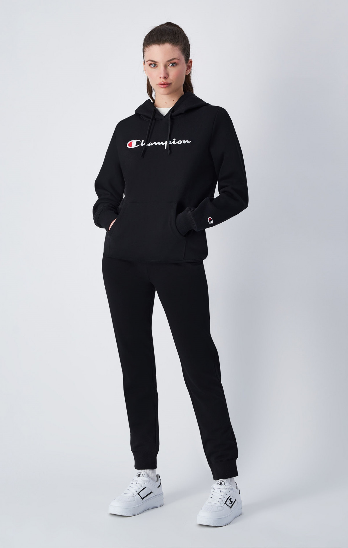 Худі HOODED SWEATSHIRT 117529-KK001 Champion L Чорний 117529-KK001