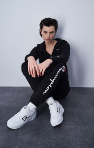 Толстовка hooded full zip sweatshirt 117115-KK001 Champion M Чорний 117115-KK001