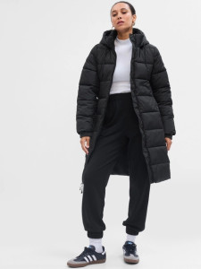 Пальто LONG PUFFER COAT 724331-00 GAP L Чорний 724331-00