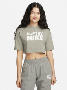 Футболка W NSW CROP TEE GLS FZ4635-053 Nike M Темно-сірий FZ4635-053