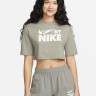 Футболка W NSW CROP TEE GLS FZ4635-053 Nike M Темно-сірий FZ4635-053