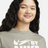 Футболка W NSW CROP TEE GLS FZ4635-053 Nike M Темно-сірий FZ4635-053