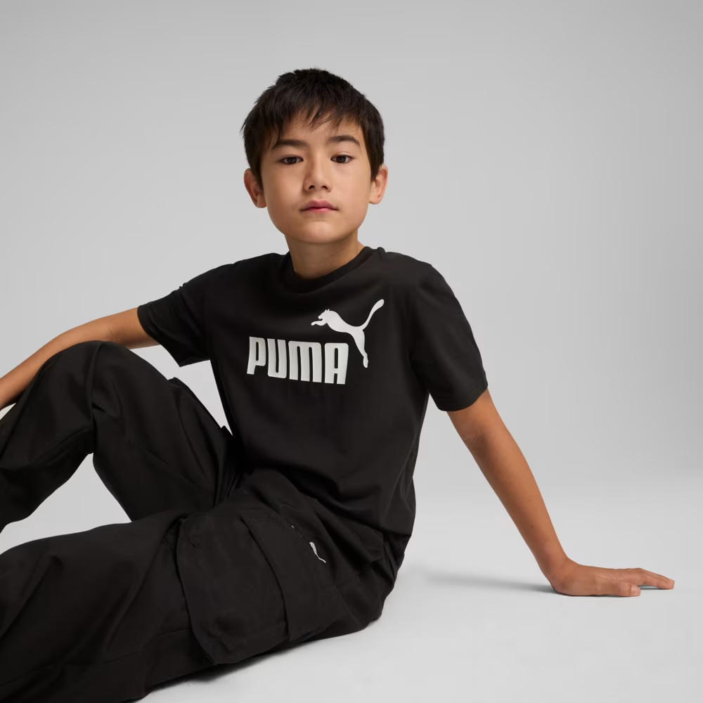 Футболка підліткова ESS No. 1 Logo Tee 68490601 Puma 140 Чорний 68490601