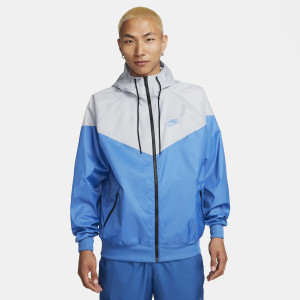 Куртка чоловіча Nike Sportswear Windrunner Hooded Jacket Light Blue/White DA0001-402 Куртка чоловіча Nike Sportswear Windrunner Hooded Jacket Light Blue/White DA0001-402