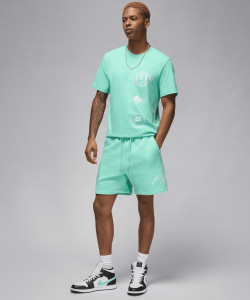 Шорти чоловічі Air Jordan Essentials Fleece Turquoise FN4535-349