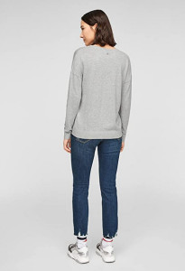 Пуловер Pullover 120.11.899.17.170.2058377-9400 s.Oliver 34 Сірий 120.11.899.17.170.2058377