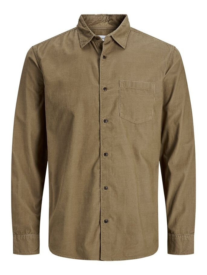 Сорочка JJKENDRICK SHIRT LS 12174067 Sepia Tint Jack&Jones L Світло-коричневий 12174067SepiaTint