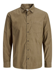 Сорочка JJKENDRICK SHIRT LS 12174067 Sepia Tint Jack&Jones L Світло-коричневий 12174067SEPIATINT