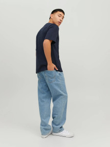 Футболка JORCODY SUMMER TEE SS CREW NECK 12235154-Navy Blazer Jack&Jones L Темно-синій 12235154-NAVY BLAZER