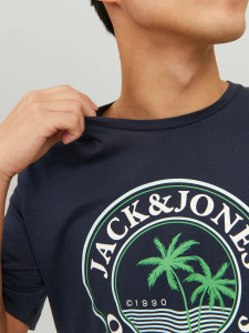 Футболка JORCODY SUMMER TEE SS CREW NECK 12235154-Navy Blazer Jack&Jones L Темно-синій 12235154-NAVY BLAZER