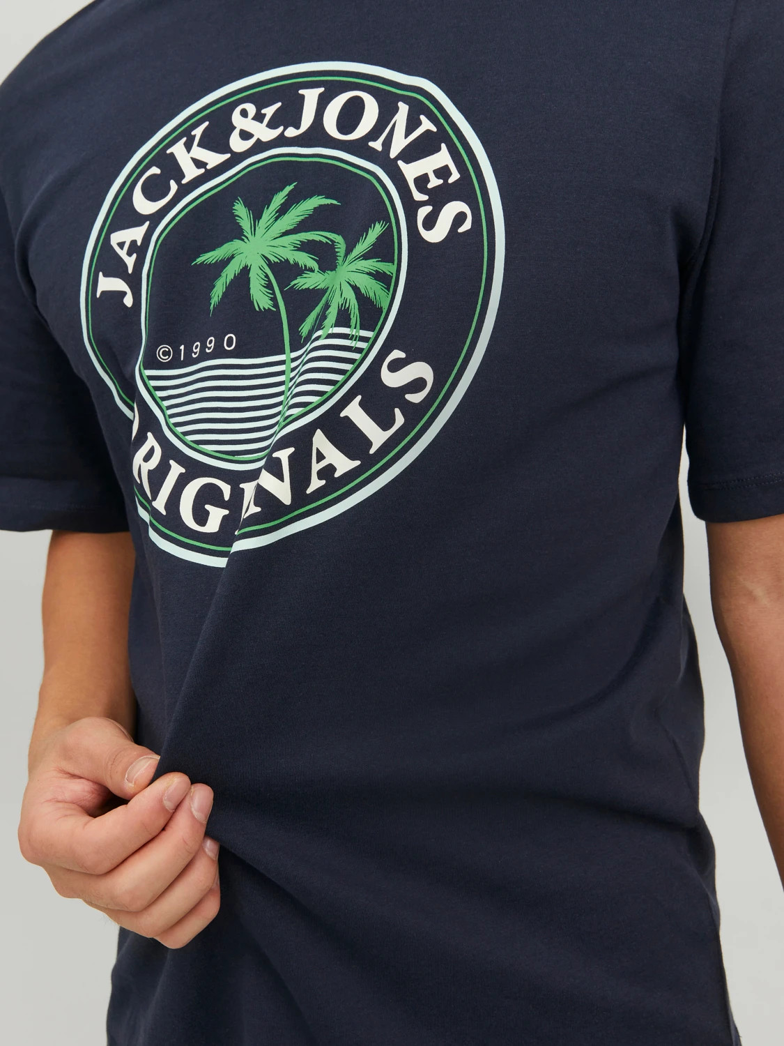 Футболка JORCODY SUMMER TEE SS CREW NECK 12235154-Navy Blazer Jack&Jones L Темно-синій 12235154-NAVY BLAZER