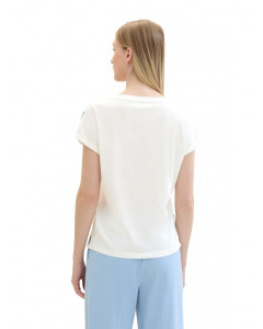 Футболка T-shirt women's 1041556ХХ10315 Tom Tailor L Білий 1041556ХХ10315