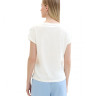 Футболка T-shirt women's 1041556ХХ10315 Tom Tailor L Білий 1041556ХХ10315