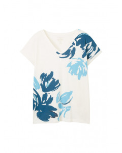 Футболка T-shirt women's 1041556ХХ10315 Tom Tailor L Білий 1041556ХХ10315