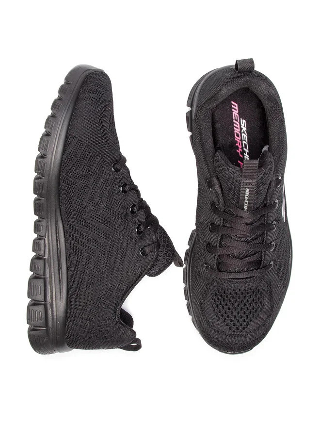 Кросівки Женские SKECHERS GRACEFUL GET CONNECTED 12615-BBK