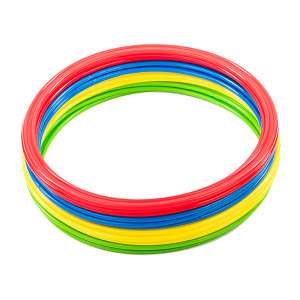 Кільця спортивні 12 шт (3 Червоні+3 Жовті+ 3 Сині+3 Зелені) AVK3-610-739-463-302