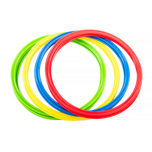 Кільця спортивні 12 шт (3 Червоні+3 Жовті+ 3 Сині+3 Зелені) AVK3-610-739-463-302