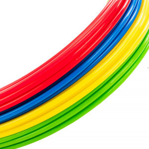 Кільця спортивні 12 шт (3 Червоні+3 Жовті+ 3 Сині+3 Зелені) AVK3-610-739-463-302