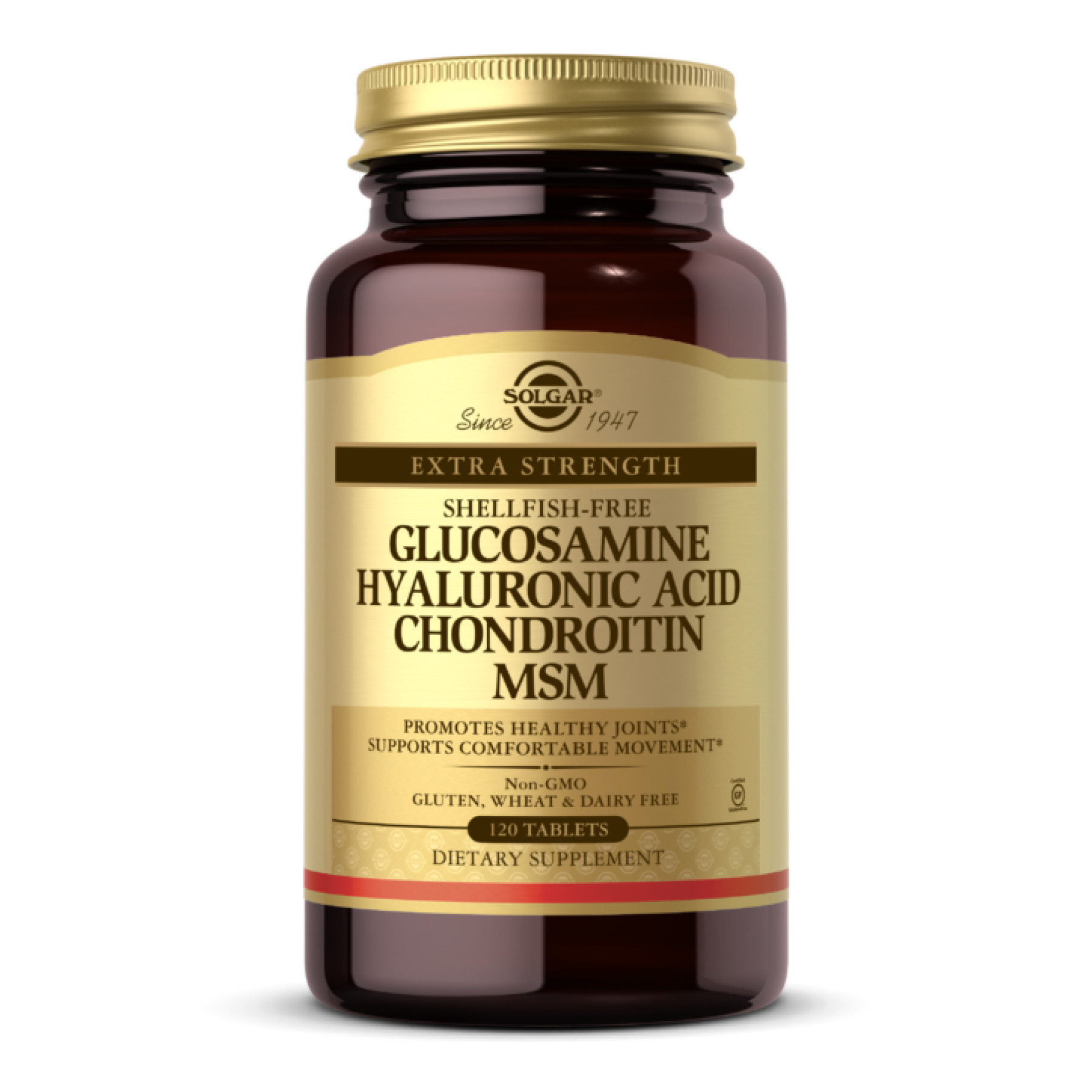 Таблетки Glucosamine Hyaluronic Acid Chondroitin MSM (Shellfish-Free) - 120 tabs 2023-10-4122