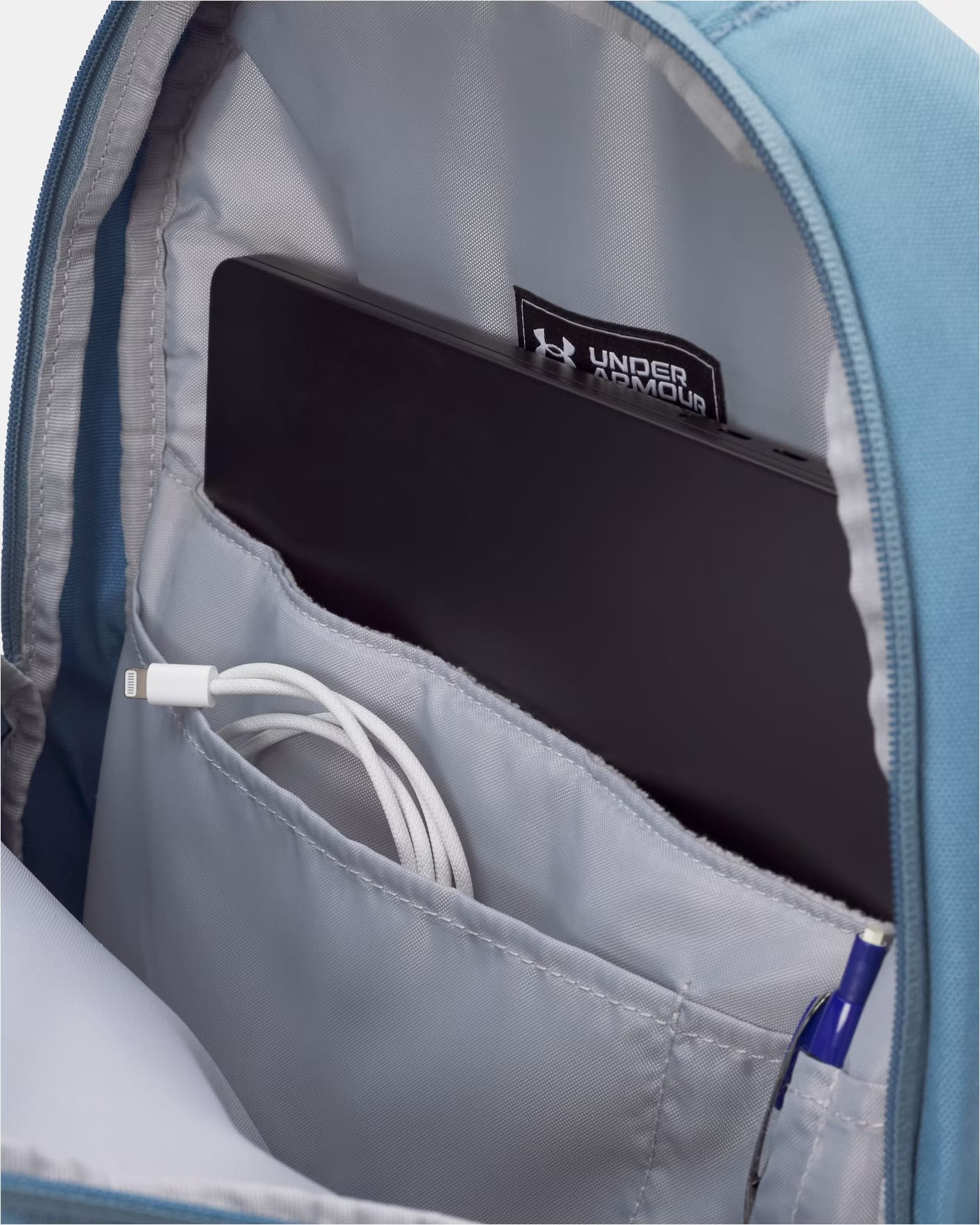 Рюкзак Under Armour Hustle 6.0 Backpack 29L синій 51 х 32 х 17 см (1384672-418) 1384672-418