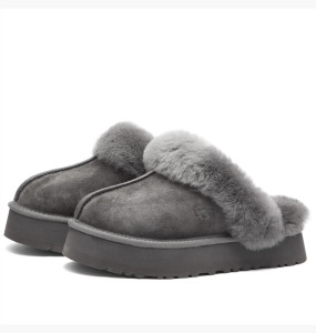 Тапочки UGG Disquette Slipper Grey 1122550-CHRC 36 1122550-CHRC