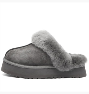 Тапочки UGG Disquette Slipper Grey 1122550-CHRC 36 1122550-CHRC