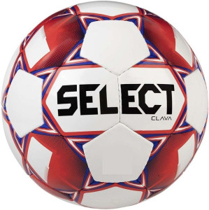 М'яч футбольний Select CLAVA біло-червоний 385414-198 385414-198