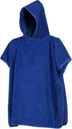 Рушник пончо Aqua Speed KID'S PONCHO 7338 темно-синій Діт 70х120 см DT-145-01, Цвет темно-синій, Раз DT-145-01