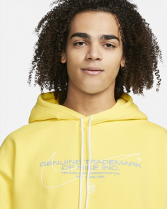 Кофта Nike SB Fleece Gen Trademark Logo yellow strike DR1028-765