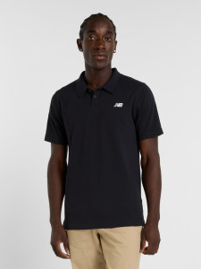 Футболка поло чоловіче New Balance Cotton Pique Brown MT51519BK L MT51519BK