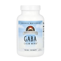 Таблетки Source Naturals Serene Science® GABA 750 mg - 90 tabs 2023-10-6133