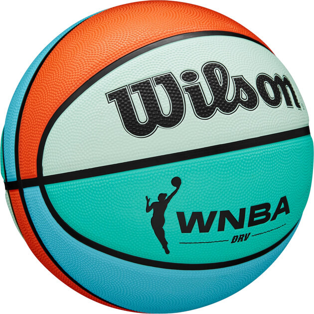 М'яч баскетбольний Wilson WNBA DRV BRIGHT різнокольоровий WZ3016801XB6, Размер (Европа) - 6 WZ3016801XB6