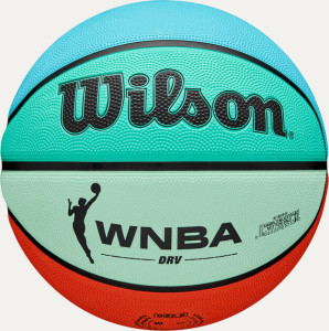 М'яч баскетбольний Wilson WNBA DRV BRIGHT різнокольоровий WZ3016801XB6, Размер (Европа) - 6 WZ3016801XB6