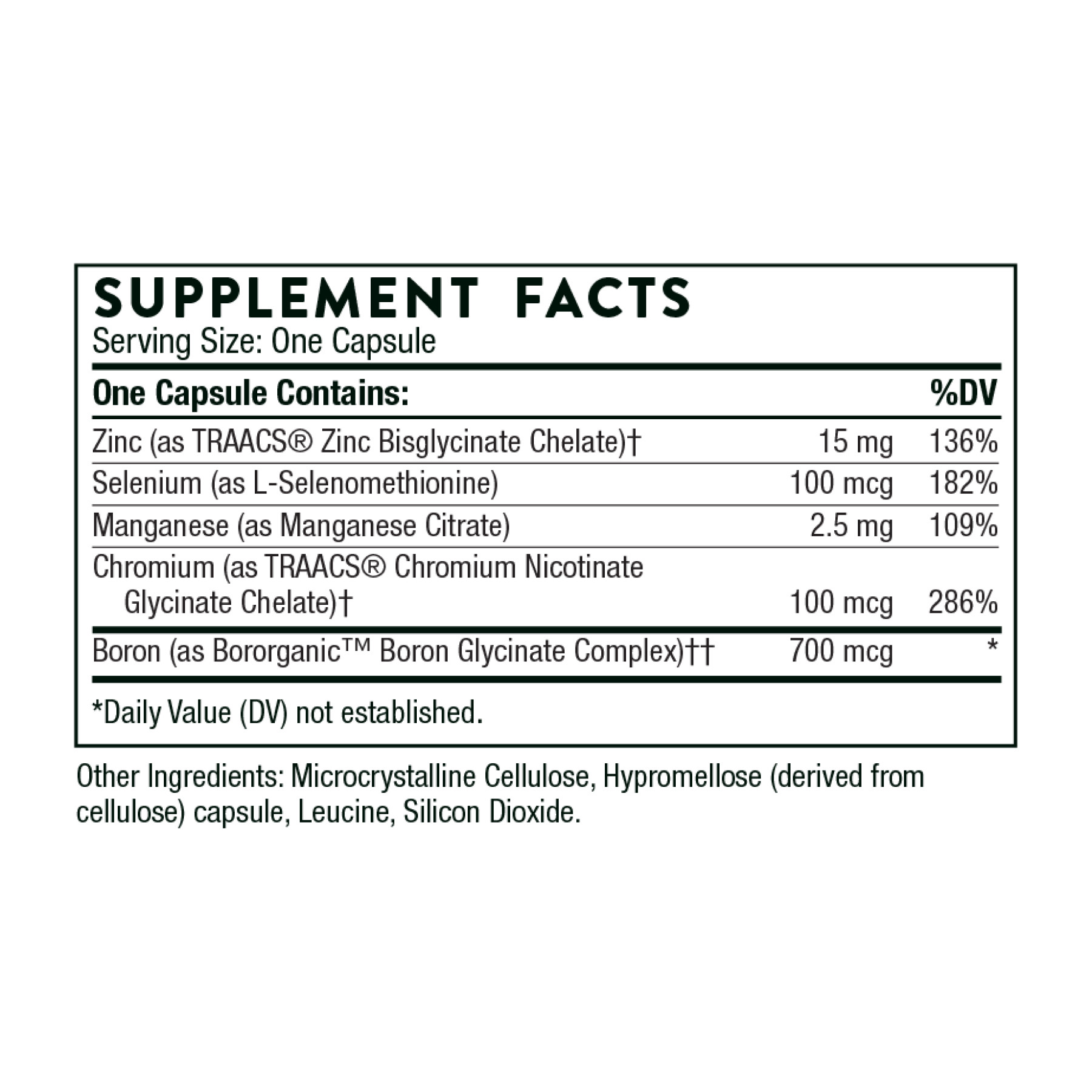 Капсули Thorne Trace Minerals - 90 caps 2023-10-3132