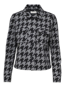Куртка ONLEMMA LOU CHECK JACKET OTW 15252689-Black-Checks:JODIE ONLY L Чорний 15252689-BLACK-CHECKS:JOD