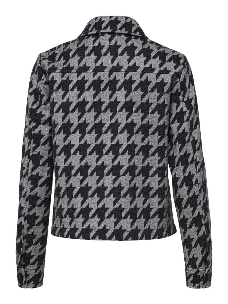Куртка ONLEMMA LOU CHECK JACKET OTW 15252689-Black-Checks:JODIE ONLY L Чорний 15252689-Black-Checks:JOD