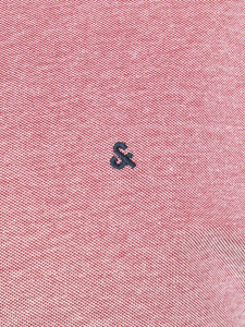 Поло JJEPAULOS POLO SS NOOS PS 12143859-Rio Red-Detail:PS Jack&Jones PLUS 2XL Червоний 12143859-RIO RED-DETAIL:P