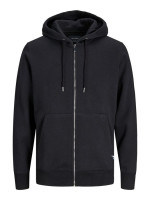 Толстовка JJESOFT BASIC SWEAT ZIP HOOD NOOS 12191895-Black-Fit:REG FIT Jack&Jones L Чорний 12191895-BLACK-FIT:REG FI