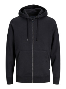 Толстовка JJESOFT BASIC SWEAT ZIP HOOD NOOS 12191895-Black-Fit:REG FIT Jack&Jones L Чорний 12191895-BLACK-FIT:REG FI
