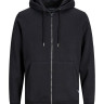 Толстовка JJESOFT BASIC SWEAT ZIP HOOD NOOS 12191895-Black-Fit:REG FIT Jack&Jones L Чорний 12191895-BLACK-FIT:REG FI