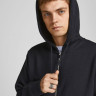 Толстовка JJESOFT BASIC SWEAT ZIP HOOD NOOS 12191895-Black-Fit:REG FIT Jack&Jones L Чорний 12191895-BLACK-FIT:REG FI