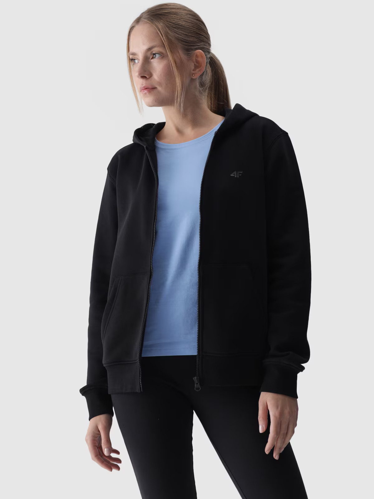 Худі SWEATSHIRT F1467 4FWMM00TSWSF1467-20S 4F 2XL Чорний 4FWMM00TSWSF1467-20S