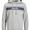 Толстовка JJLEO SWEAT HOOD 12200768-Light Grey Melange Jack&Jones L Сірий 12200768-LIGHT GREY MELAN