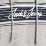 Толстовка JJLEO SWEAT HOOD 12200768-Light Grey Melange Jack&Jones L Сірий 12200768-LIGHT GREY MELAN